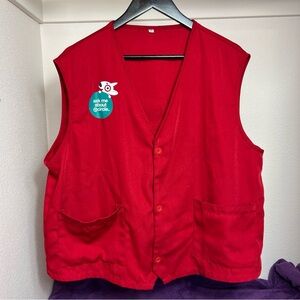 Target Men's Vibrant Red Vest